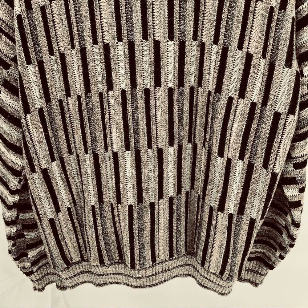 Vintage Protege Collection Mens Wool Alpaca Blend Size XXL Cosby Style 3D Knit - Picture 7 of 9